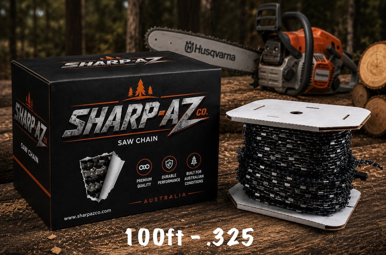 100FT roll of .325 SHARP-AZ EXTREME Tungsten Carbide Chainsaw Chain